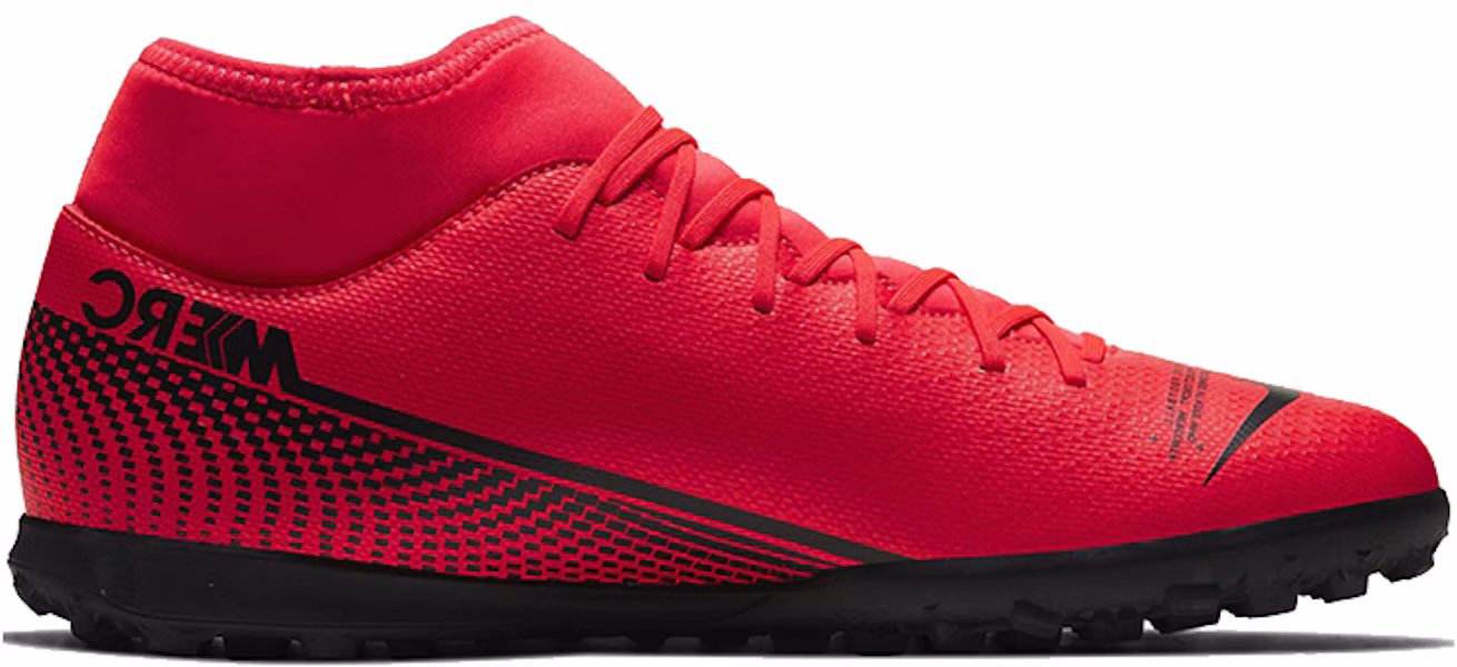 耐克刺客 Superfly 7 Club TF 人工草地鞋 '红黑' AT7980-606 Lookbook 耐克刺客 Superfly 7 Club TF 人工草地鞋 '红黑' AT7980-606