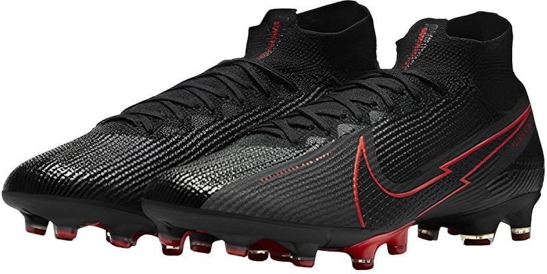 Nike Mercurial Superfly 7 Elite AG Pro 'Black Chile Red' AT7892-060 Lookbook Nike Mercurial Superfly 7 Elite AG Pro 'Black Chile Red' AT7892-060