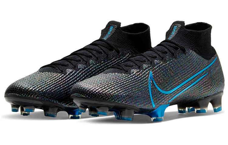 Lookbook 나이키 머큐리얼 슈퍼플라이 7 엘리트 FG '블랙 레이저 블루' AQ4174-049