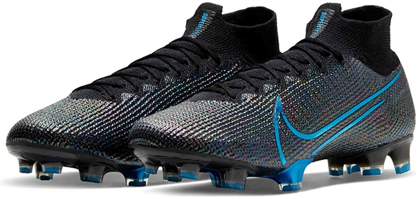 나이키 머큐리얼 슈퍼플라이 7 엘리트 FG '블랙 레이저 블루' AQ4174-049 Lookbook 나이키 머큐리얼 슈퍼플라이 7 엘리트 FG '블랙 레이저 블루' AQ4174-049
