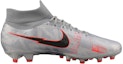 Order Nike Mercurial Superfly 7 Elite AG Rumput Sintetis 'Abu Oranye' AT7893-906