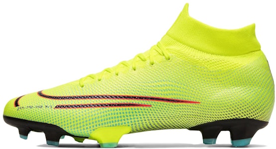 耐克Mercurial Superfly 7 Pro MDS FG柠檬雷霆"柠檬雷霆极光" BQ5483-703 Buy 耐克Mercurial Superfly 7 Pro MDS FG柠檬雷霆"柠檬雷霆极光" BQ5483-703