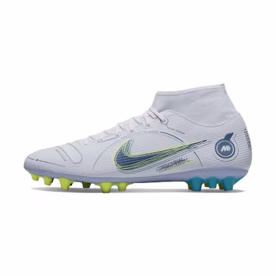 Nike Superfly 8 Academy AG 'Gray Light Blue Yellow'