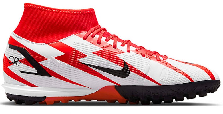 Nike Superfly 8 Academy CR7 TF Turf 'Merah Hitam Putih' DJ4683-600 Order Nike Superfly 8 Academy CR7 TF Turf 'Merah Hitam Putih' DJ4683-600