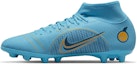 Buy Nike Mercurial Superfly 8 Academy HG 戶外場地 減震防滑耐磨 硬地足球場足球鞋 男女款 藍色