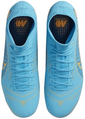 Nike Mercurial Superfly 8 Academy HG 戶外場地 減震防滑耐磨 硬地足球場足球鞋 男女款 藍色 Shop Nike Mercurial Superfly 8 Academy HG 戶外場地 減震防滑耐磨 硬地足球場足球鞋 男女款 藍色