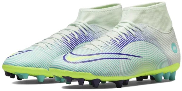 耐克 Superfly 8 Academy MDS AG 足球鞋 '绿紫绿' DN3780-375 Lookbook 耐克 Superfly 8 Academy MDS AG 足球鞋 '绿紫绿' DN3780-375