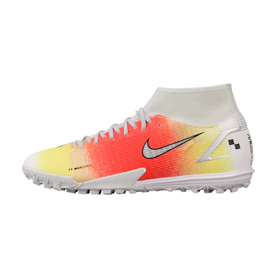Nike Mercurial Superfly 8 Academy MDS TF Turf 'Orange Yellow Silver'