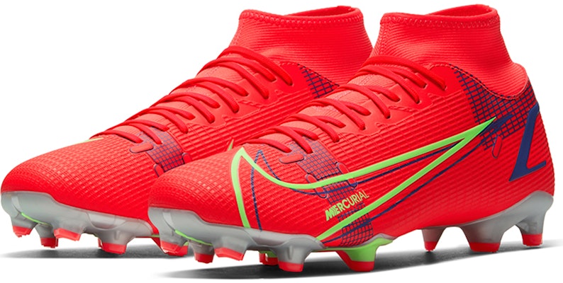 Nike Superfly 8 刺客 14 Academy FG/MG 低筒專業足球鞋 紅綠 Lookbook Nike Superfly 8 刺客 14 Academy FG/MG 低筒專業足球鞋 紅綠