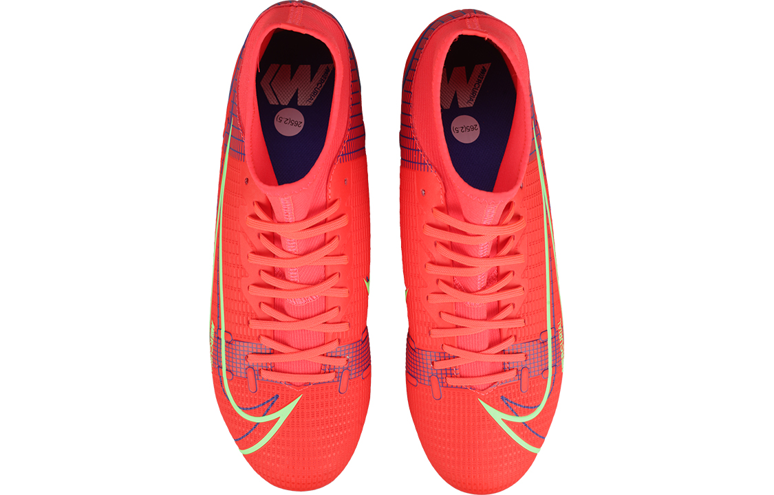 Shop Nike Superfly 8 刺客 14 Academy FG/MG 低筒專業足球鞋 紅綠