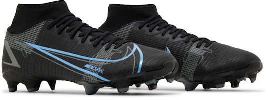 Nike Mercurial Superfly 8 刺客 14 Academy MG 多功能場地 防滑透氣足球鞋 男女同款 黑藍 Cheap Nike Mercurial Superfly 8 刺客 14 Academy MG 多功能場地 防滑透氣足球鞋 男女同款 黑藍