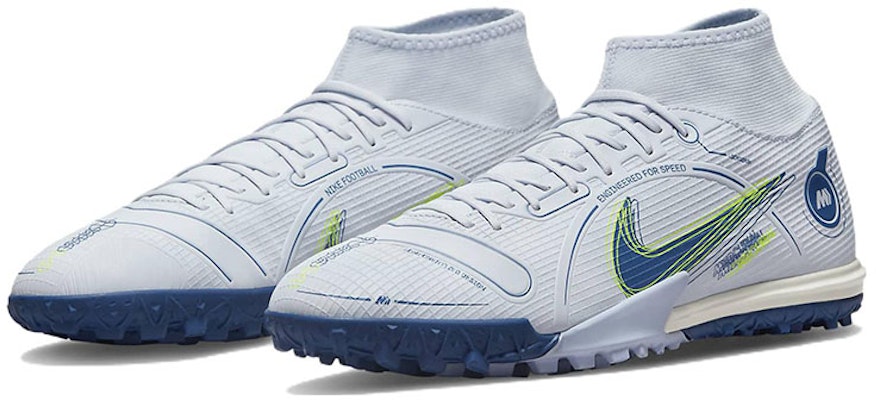 Nike Mercurial Superfly 8 Academy TF 'Grey Light Marine' DJ2878-054 Lookbook Nike Mercurial Superfly 8 Academy TF 'Grey Light Marine' DJ2878-054