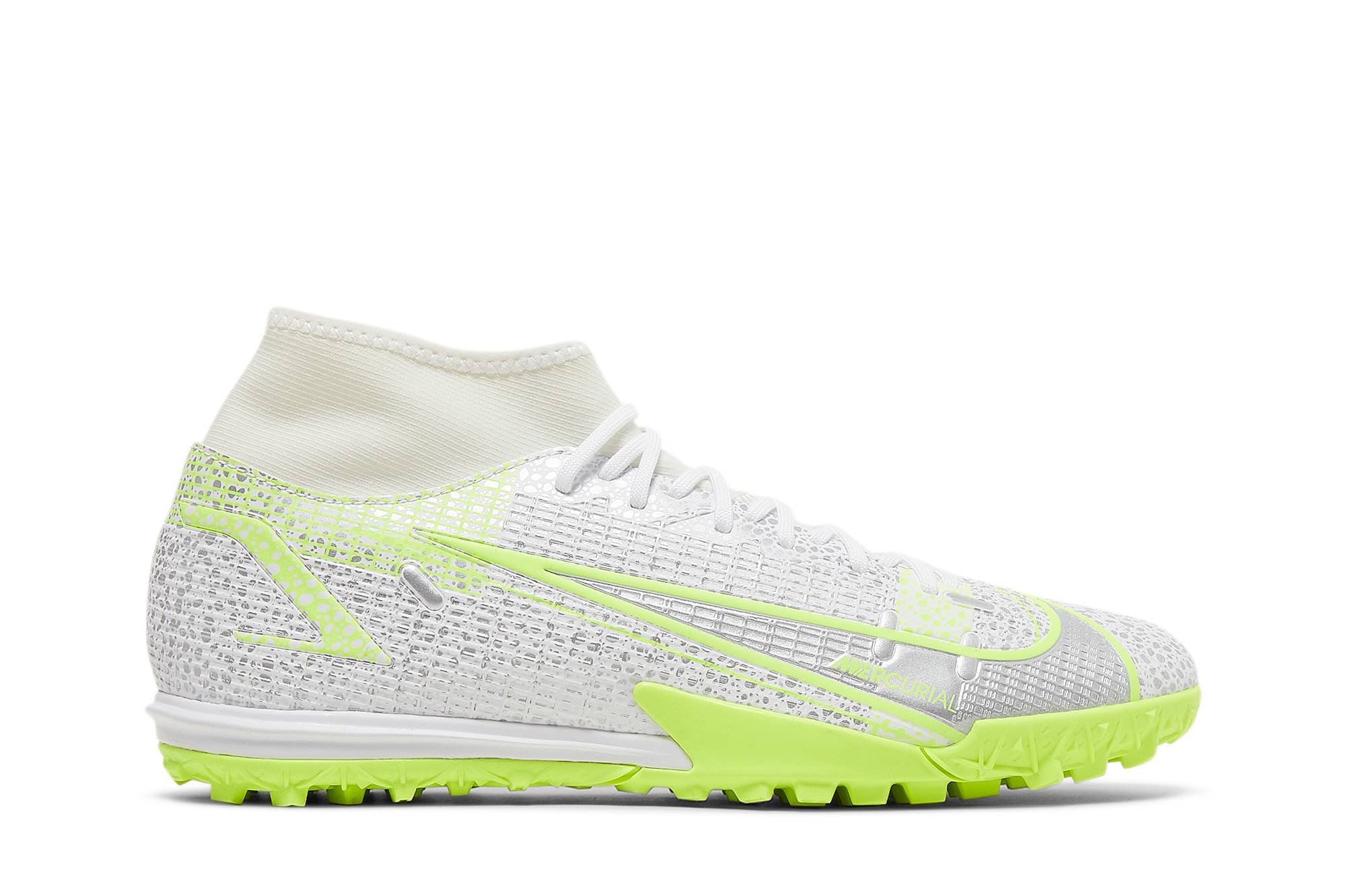 Nike Mercurial Superfly 8 Academy TF 'Metallic Silver Volt' CV0953-107