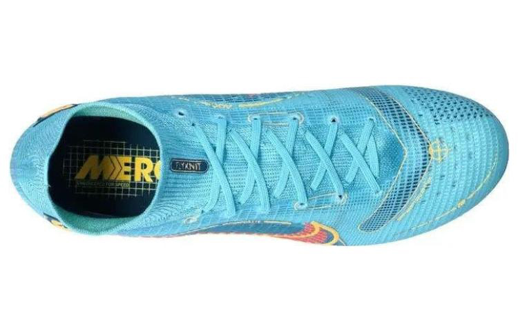 Lookbook 耐克Mercurial Superfly 8蓝图精英SG PRO软钉足球鞋蓝色 DJ2838-485