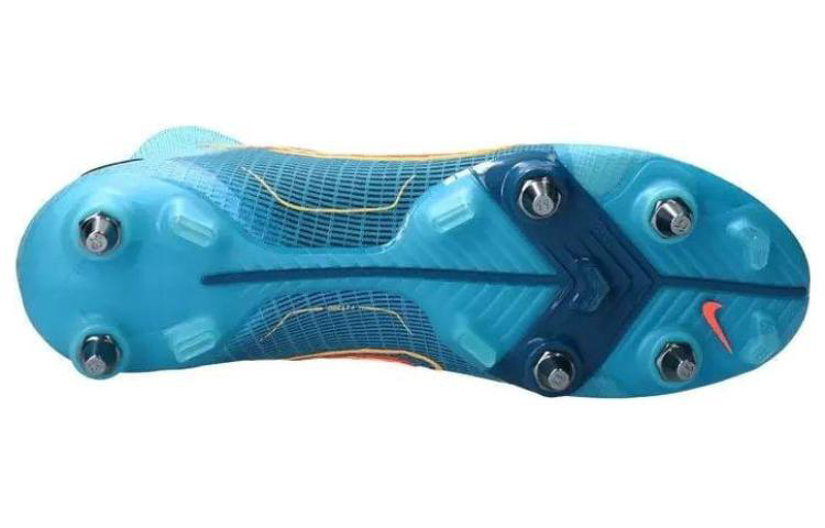 Shop 耐克Mercurial Superfly 8蓝图精英SG PRO软钉足球鞋蓝色 DJ2838-485