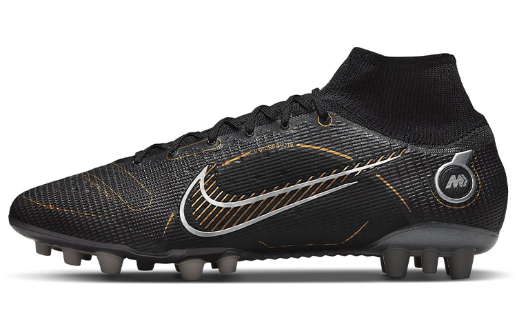 Nike Mercurial Superfly 8 Elite AG 'Black Metallic Gold' DJ2841-007