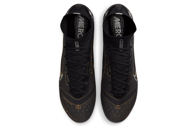 Lookbook 耐吉 Superfly 8 Mercurial 14 Elite AG 人造草地足球鞋 黑色