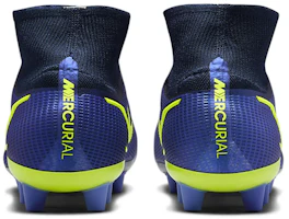 Purchase Nike Mercurial Superfly 8 刺客 14 Elite AG 耐磨防滑 高筒足球鞋 藍色