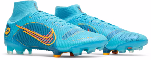 Nike Mercurial Superfly 8 Elite FG 'Chlorine Blue Laser Orange' Sepatu Bola DJ2839-484 Cheap Nike Mercurial Superfly 8 Elite FG 'Chlorine Blue Laser Orange' Sepatu Bola DJ2839-484