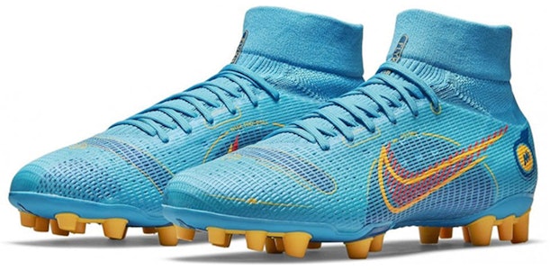 Nike Mercurial Superfly 8 刺客 14 Pro AG 人工草地足球鞋 藍色 Lookbook Nike Mercurial Superfly 8 刺客 14 Pro AG 人工草地足球鞋 藍色