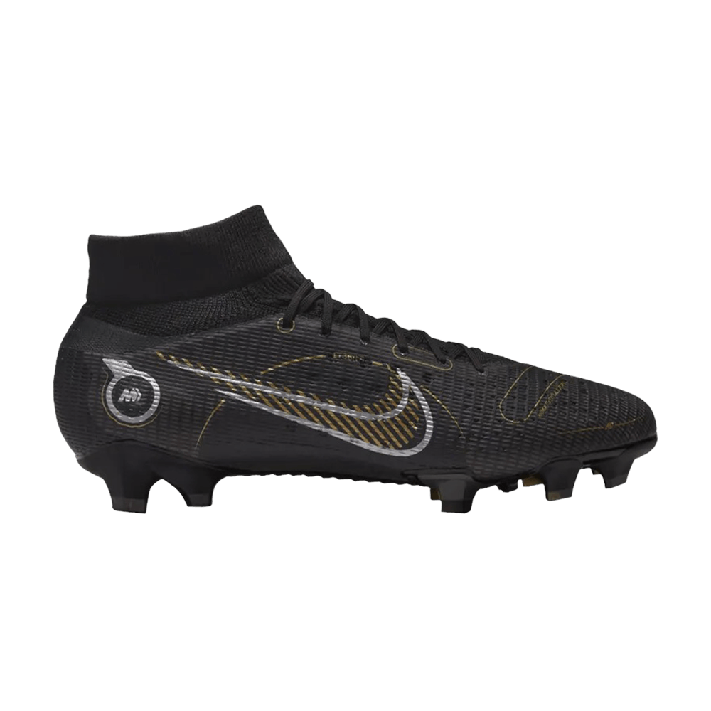 Nike Mercurial Superfly 8 Pro FG 'Black Metallic Gold' DJ2848-007
