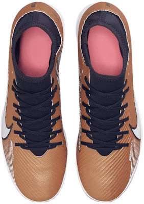 Nike Mercurial Superfly 9 Club TF 草皮場地 足球鞋 金白黑 Shop Nike Mercurial Superfly 9 Club TF 草皮場地 足球鞋 金白黑