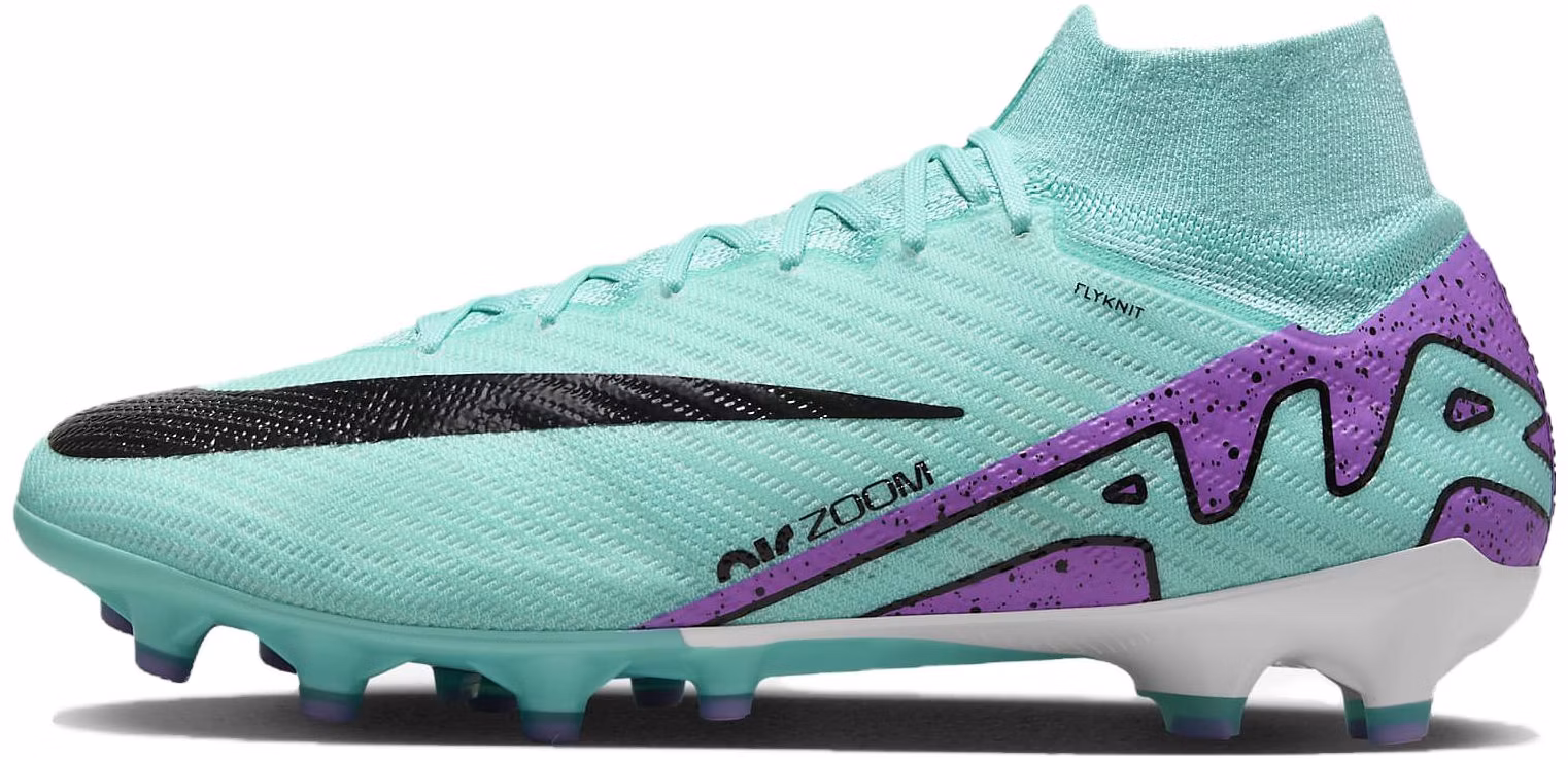 Nike mercurial purple and green sales