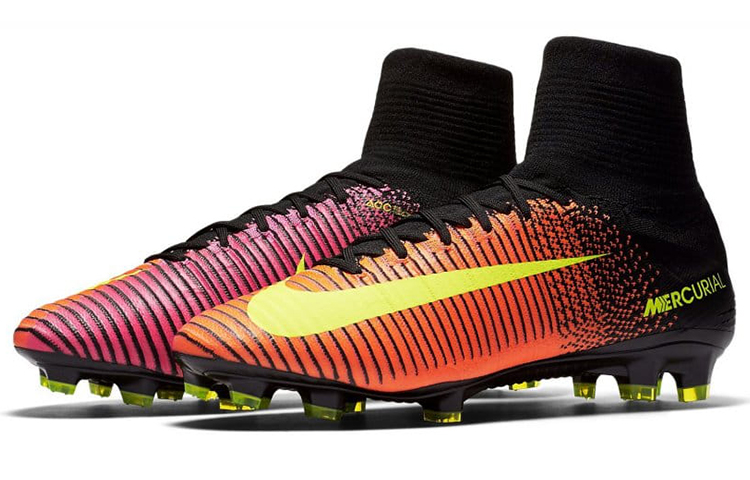 Lookbook 耐吉 Mercurial Superfly 5 刺客 11 FG 硬地足球鞋 黑橙