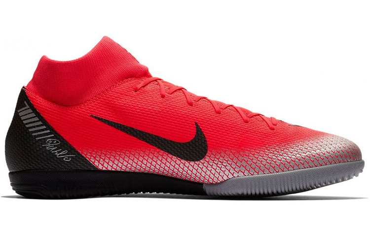 Order 耐吉 SuperflyX 6 Academy CR7 IC C罗 室内足球鞋 红黑色