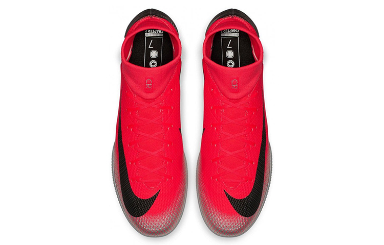 Shop 耐吉 SuperflyX 6 Academy CR7 IC C罗 室内足球鞋 红黑色
