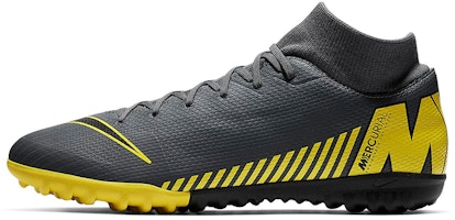 Nike Mercurial SuperflyX 6 Academy TF 'Grey Yellow' AH7370-070 Nike Mercurial SuperflyX 6 Academy TF 'Grey Yellow' AH7370-070
