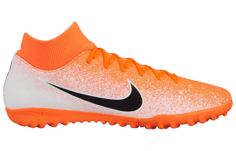 Order Nike 刺客 MercurialX Superfly 6 Academy TF 草地足球鞋 白橙色