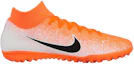 Order Nike 刺客 MercurialX Superfly 6 Academy TF 草地足球鞋 白橙色