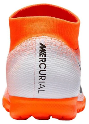 Nike 刺客 MercurialX Superfly 6 Academy TF 草地足球鞋 白橙色 Shop Nike 刺客 MercurialX Superfly 6 Academy TF 草地足球鞋 白橙色