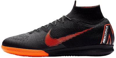 Nike Mercurial SuperflyX 6 Elite IC 'Black Orange' AH7373-081 Nike Mercurial SuperflyX 6 Elite IC 'Black Orange' AH7373-081