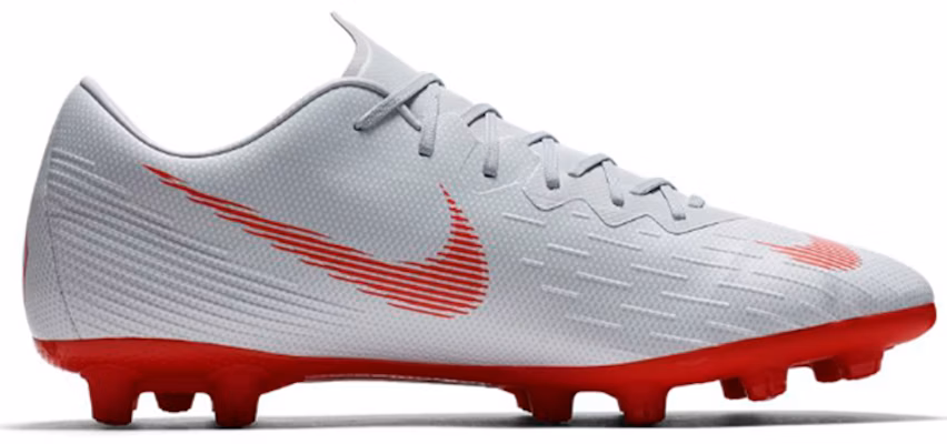 耐克Mercurial Vapor 12 Pro HG“灰红”足球鞋 AH8760-060 Order 耐克Mercurial Vapor 12 Pro HG“灰红”足球鞋 AH8760-060