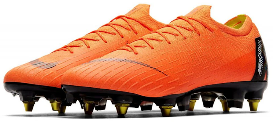 耐吉 Mercurial Vapor 12 Elite SG Pro AC 人造草地足球鞋 橙色 Lookbook 耐吉 Mercurial Vapor 12 Elite SG Pro AC 人造草地足球鞋 橙色