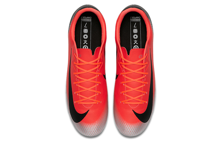 Shop 耐吉 Mercurial Vapor 12 刺客 12 Academy CR7 C羅 MG 多場地足球鞋 紅黑色