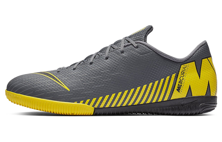 Nike Mercurial Vapor 12 Academy IC 'Grey Yellow' AH7383-070