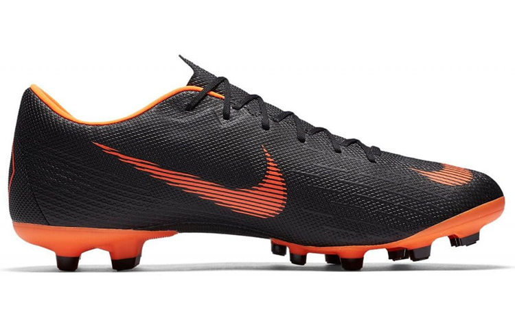 Order 耐吉 Mercurial Vapor 12 刺客 12 Academy FG/MG 多功能足球鞋 黑橙