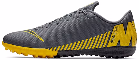 Nike Mercurial Vapor 12 Academy TF 'Grey Yellow' AH7384-070 Nike Mercurial Vapor 12 Academy TF 'Grey Yellow' AH7384-070
