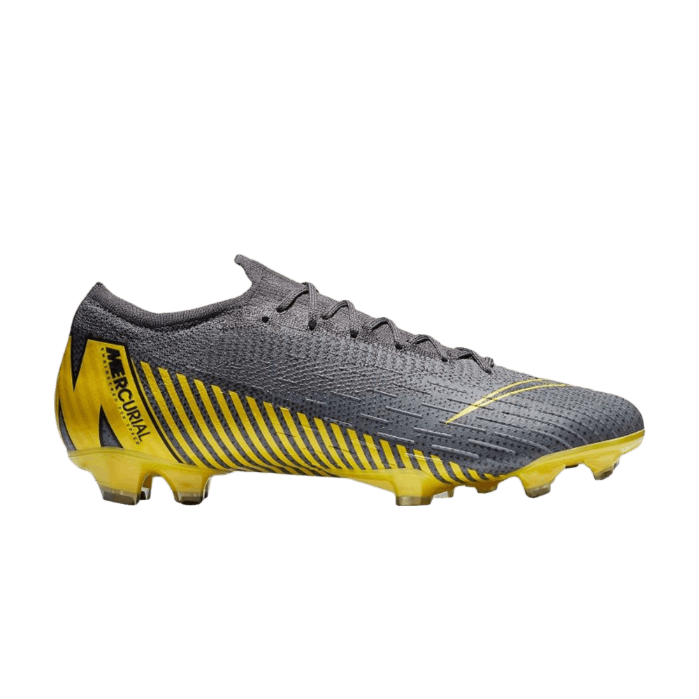 Nike Mercurial Vapor 12 Elite FG 'Thunder Grey Yellow' AH7380-071