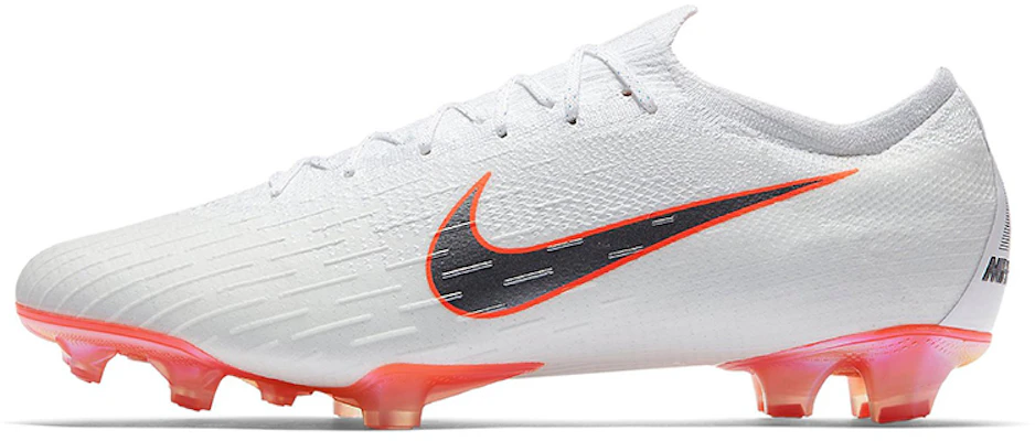 Nike Mercurial Vapor 12 刺客 12 精英 FG 硬地足球鞋 白黑橙 Buy Nike Mercurial Vapor 12 刺客 12 精英 FG 硬地足球鞋 白黑橙