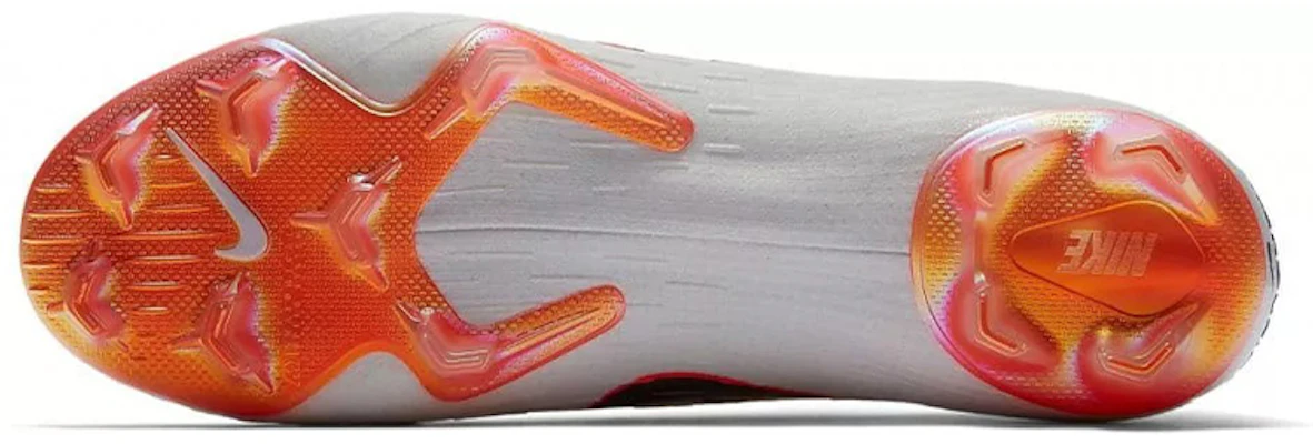 Nike Mercurial Vapor 12 刺客 12 精英 FG 硬地足球鞋 白黑橙 Details for Nike Mercurial Vapor 12 刺客 12 精英 FG 硬地足球鞋 白黑橙