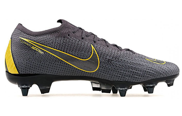 Nike Mercurial Vapor 12 Elite SG Pro 'Grey Yellow' AH7381-070