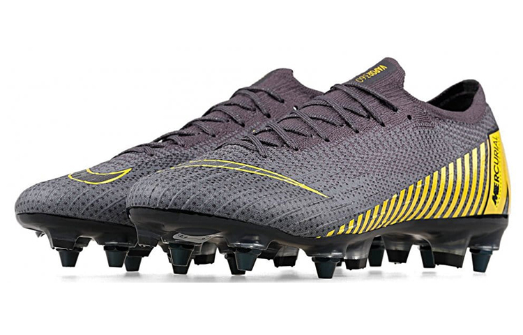 Nike Mercurial Vapor 12 Elite SG Pro 'Grey Yellow' 圖 2