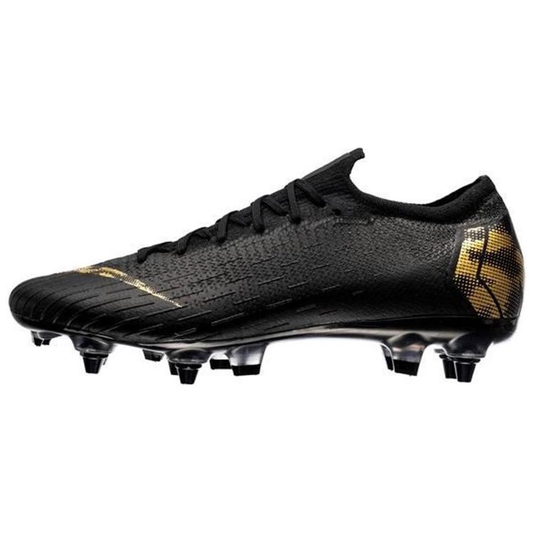 Nike Mercurial Vapor 12 Elite SG Pro AC 'Black Metallic Gold' AH7381-077