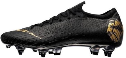 Nike Mercurial Vapor 12 Elite SG Pro AC 'Black Metallic Gold' AH7381-077 Nike Mercurial Vapor 12 Elite SG Pro AC 'Black Metallic Gold' AH7381-077
