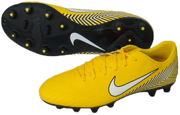 Nike Mercurial Vapor 12 Pro NJR HG 'Yellow White' AO4695-710 Lookbook Nike Mercurial Vapor 12 Pro NJR HG 'Yellow White' AO4695-710