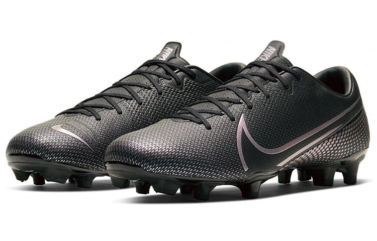 Lookbook 耐克 Mercurial Vapor 13 Academy MG '黑色'款足球鞋 AT5269-010